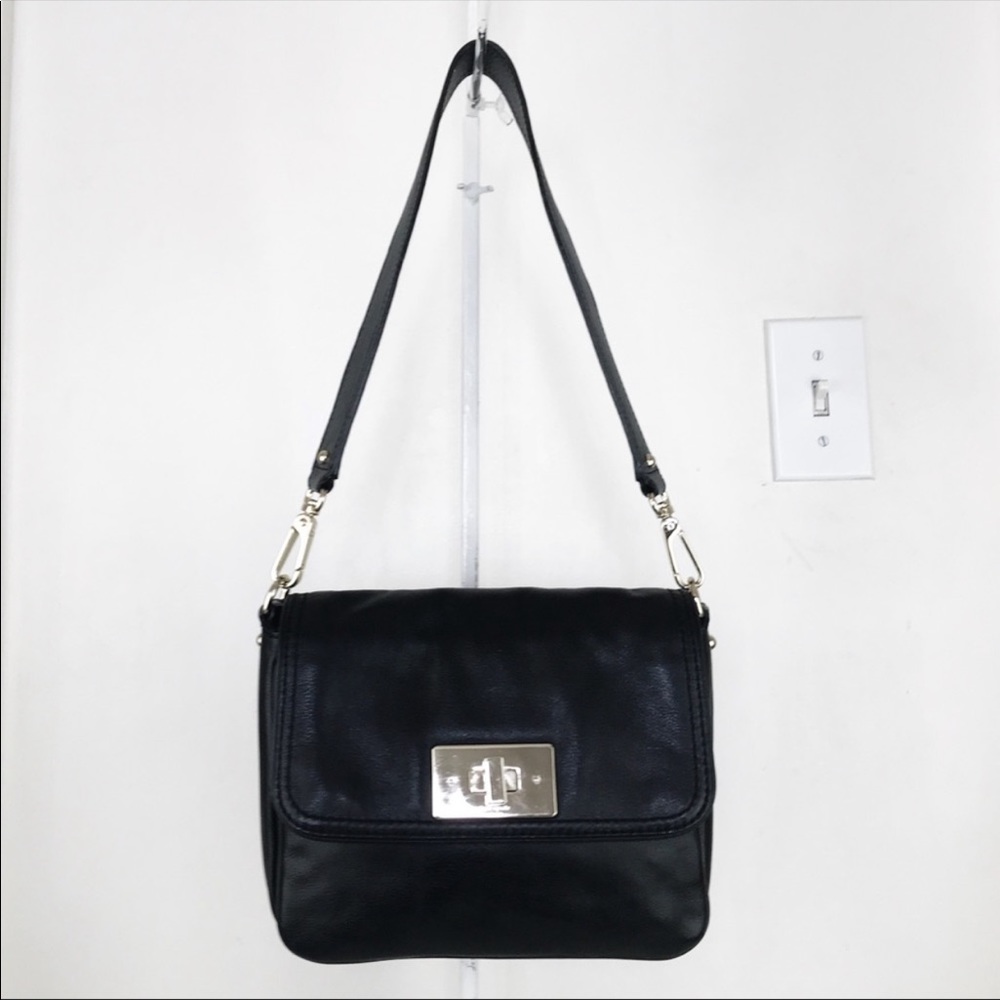 LIKE NEW! kate spade Black Leather Sm Shoulder Bag